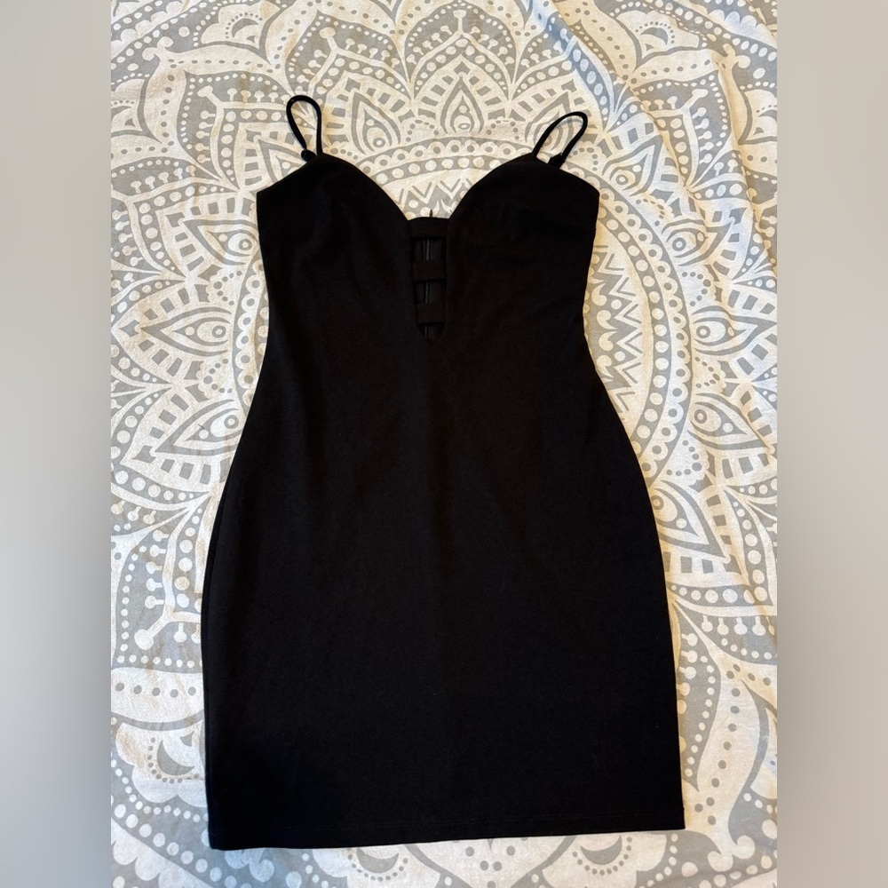 Cutout mini dress